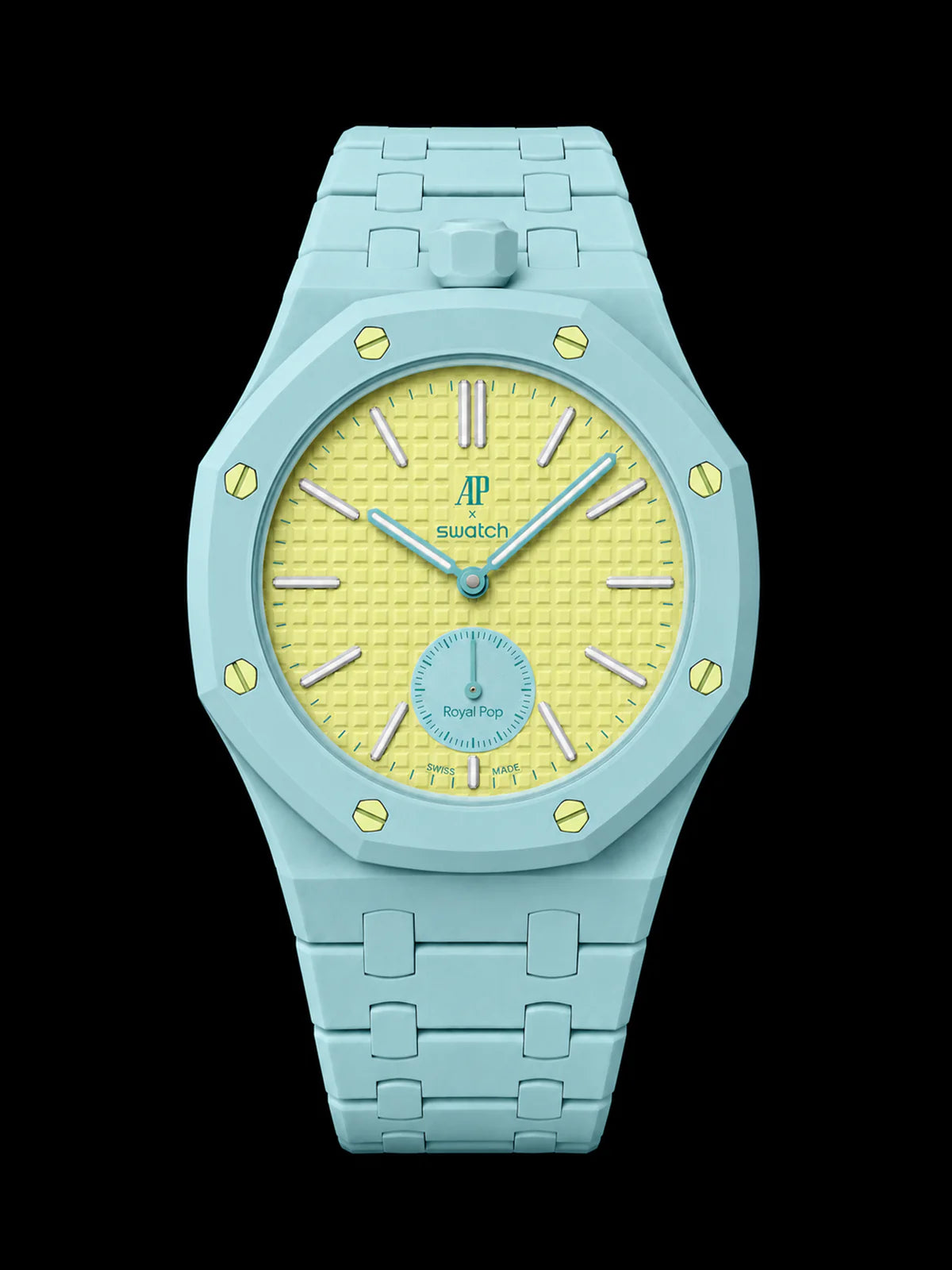 SNAPWATCH ROYAL POP WRIST CONVERSION CASE & BRACELET COMBO — BABY BLUE