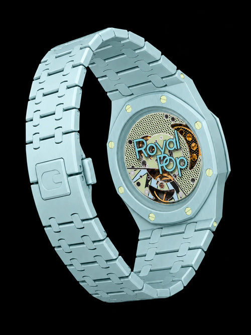 SNAPWATCH ROYAL POP WRIST CONVERSION CASE & BRACELET COMBO — BABY BLUE