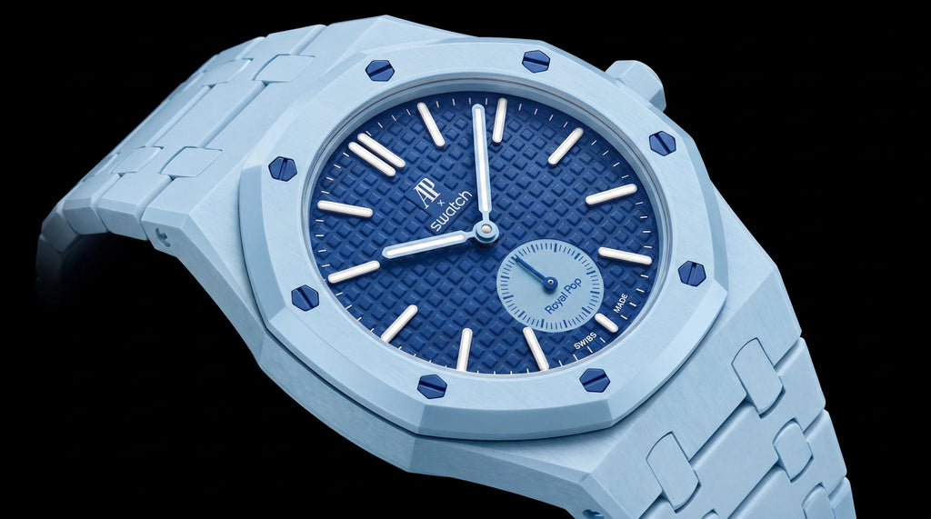SNAPWATCH ROYAL POP WRIST CONVERSION CASE & BRACELET COMBO — SKY BLUE