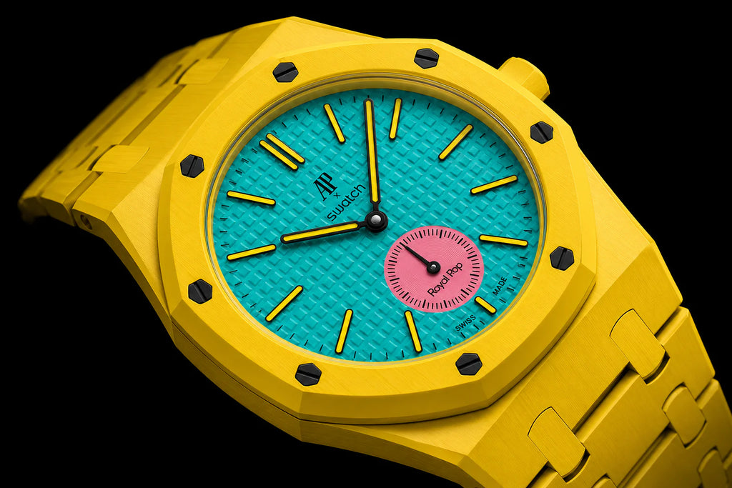 SNAPWATCH ROYAL POP WRIST CONVERSION CASE & BRACELET COMBO — MATTE YELLOW